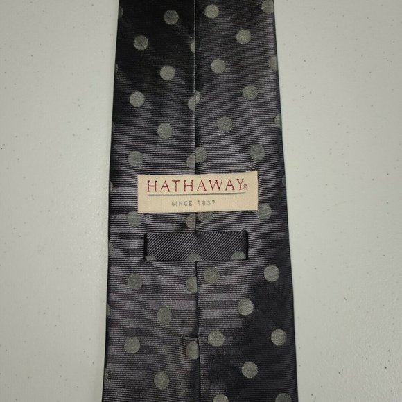 Hathaway Blue Silk Tie - Picture 3 of 5